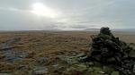 Looking back.  Whernside in the distance.