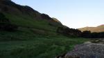 Into Grisedale and the early morning sun is catching St. Sunday Crag up on the left.