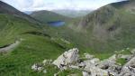 Seat Sandal and Grisedale Tarn at the head of Grisedale.