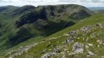 Fairfield and the crags of Greenhow End.