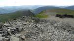 Summit shelter Helvellyn.