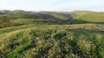 Heading down towards the curving shadow of Udale.