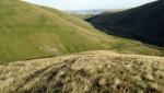 Looking back down Combs to Nevygill Fold.