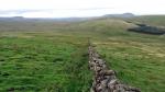 Penyghent and Ingleborough from the climb up Wold Fell.