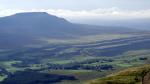 Limestone pavements of Souther Scales and Ravens Scar below Ingleborough.