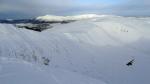 Skiddaw from the top of Swirral Edge.