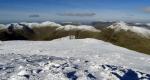 Pillar Group and Great Gable from Scafell Pike.