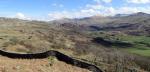 Looking up the Duddon Valley towards Wallowbarrow Crag.