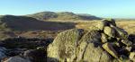 Looking to Woodend Height and White Pike from Brantrake Crags.