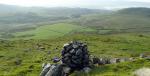 Sunkenkirk stone circle in the fields below. from Raven Crag.