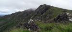 Looking back to Great Carrs and Swirl How in the fog.