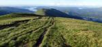 Looking back down the ridge to Heron Pike.