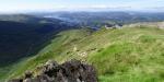 Looking down the ridge to Low Pike.