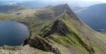Looking back down to Striding Edge.