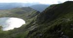 Striding Edge above Red Tarn from the top of Swirral Edge.